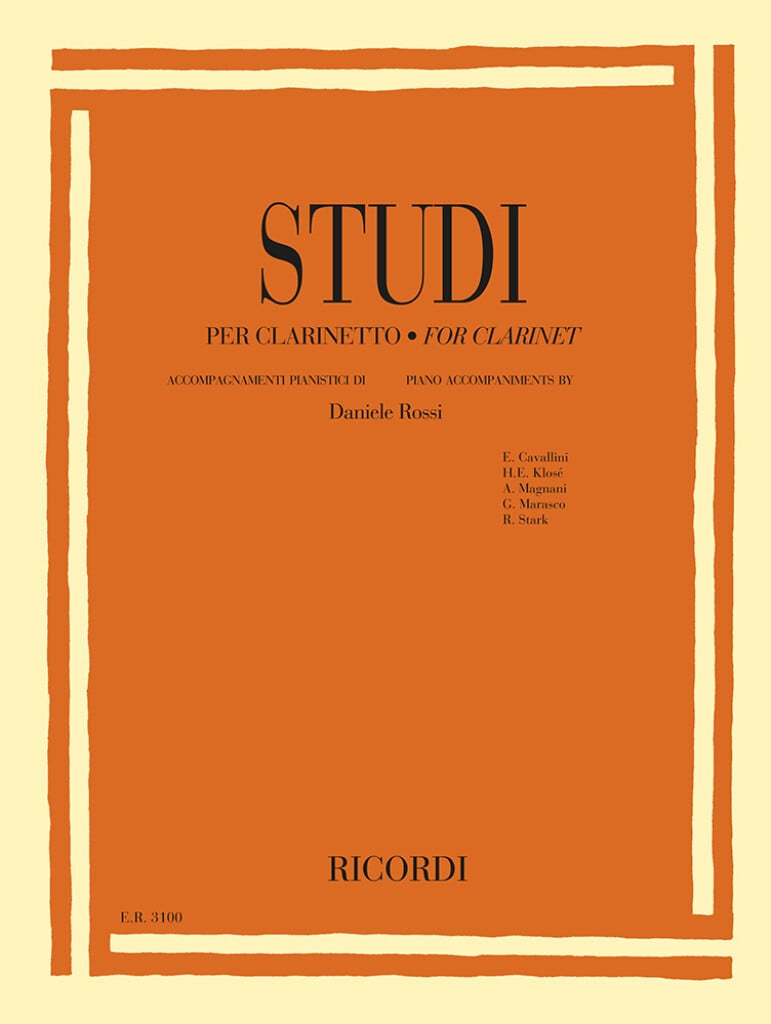 Studi per clarinetto - Études for clarinet